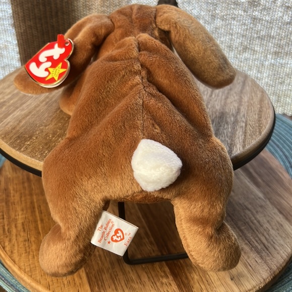 Ty Beanie Babie Ears Brown Rabbit - Picture 5 of 5